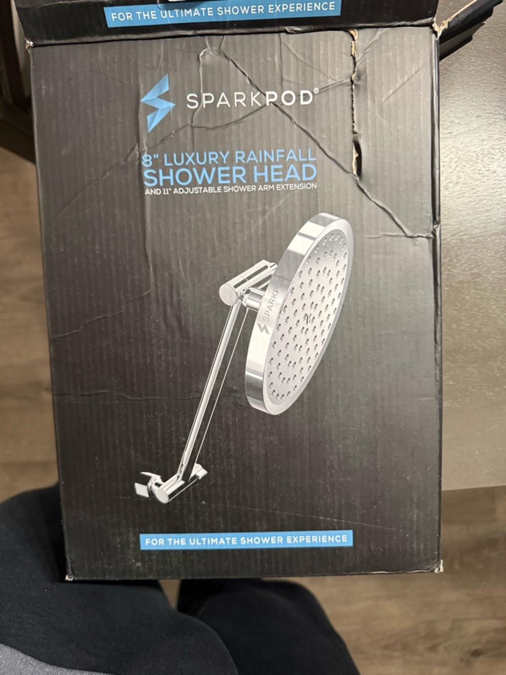 SPARKPOD 8" Luxury Rainfall Shower Head - Chrome